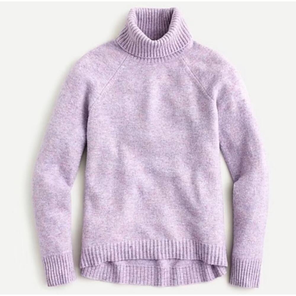 J. Crew Womens Super Soft Cozy Yarn Wool Alpaca Knit Turtleneck Sweater Size XS